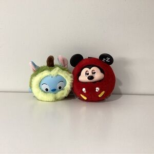 Disney Plush Pendants~ Avocado Stitch & Sleepy Mickey